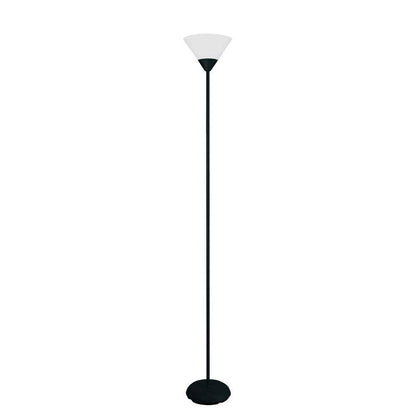 Simple Designs 1 Light Stick Torchiere Lampadaire|Lampe à pied torchère Elegant Designs à 1 ampoule avec pied mince|D21BUYHU