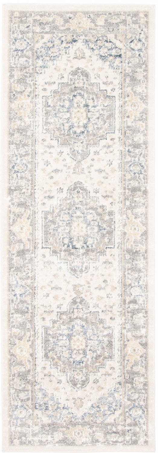 Tapis de passage bleu Bijara - 2'8 X 8'2 | Tapis de couloir Bijara bleu - 2 pi 8 po x 8 pi 2 po