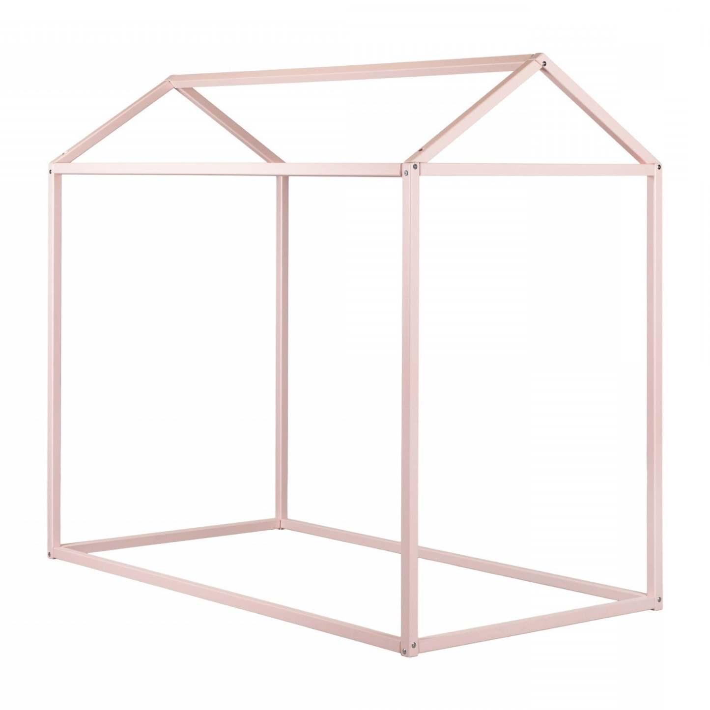 Lit cabane double Sweedi - Rose | Sweedi Maison de Lit Simple - Rose | D83GNK40