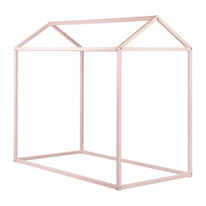 Lit cabane double Sweedi - Rose | Sweedi Maison de Lit Simple - Rose | D83GNK40