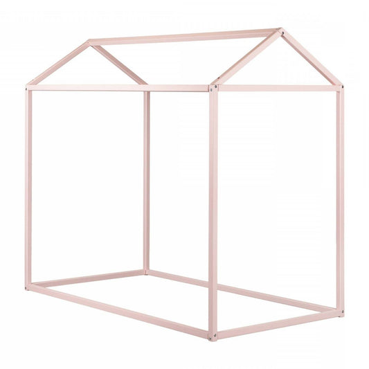 Lit cabane double Sweedi - Rose | Sweedi Maison de Lit Simple - Rose | D83GNK40