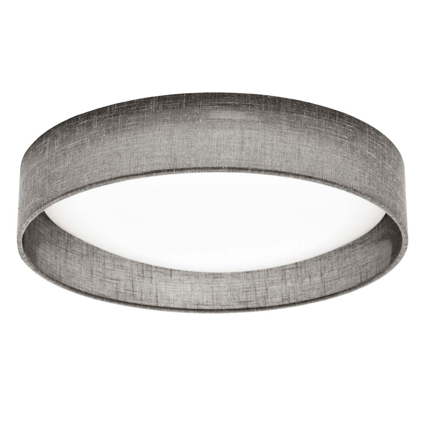 Dainolite Cfled Flush Mount 15 Grey Shade Lamp|Plafonnier affleuré Cfled de Dainolite de 15 po avec abat-jour gris