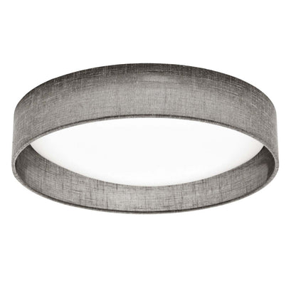 Dainolite Cfled Flush Mount 15 Grey Shade Lamp|Plafonnier affleuré Cfled de Dainolite de 15 po avec abat-jour gris