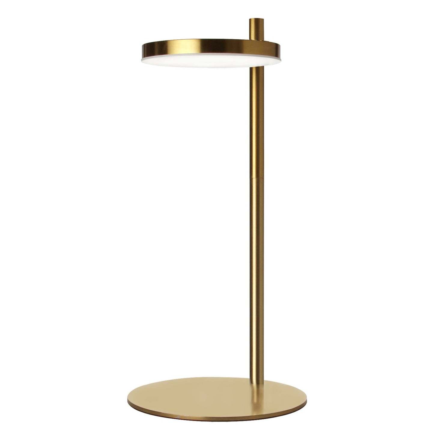 Dainolite Fia 1 Light LED Table Lamp Aged Brass|Lampe de table Fia de Dainolite avec finition en laiton vieilli et 1 ampoule à DEL