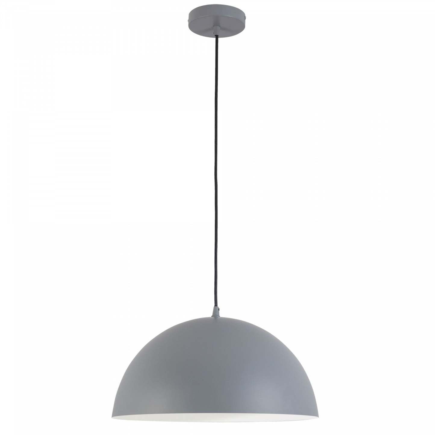 Dainolite Ofelia 1 Light Pendant Small Grey Lamp|Petit luminaire suspendu Ofelia de Dainolite avec finition grise et 1 ampoule