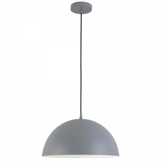 Dainolite Ofelia 1 Light Pendant Small Grey Lamp|Petit luminaire suspendu Ofelia de Dainolite avec finition grise et 1 ampoule