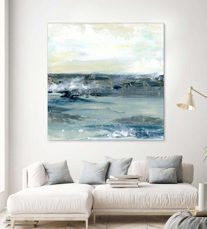 Coastal Blues I Giant Art 72x72 Wall Art|Œuvre d'art murale Giant Art « Coastal Blues I » 72 x 72