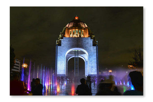 Monument à la Révolution mexicaine : Cadre mural et panneau en tissu 28 x 42 cm | Monument à la Révolution mexicaine 28 po x 42 po : Cadre d'art mural et panneau en tissu | D44GF2UK