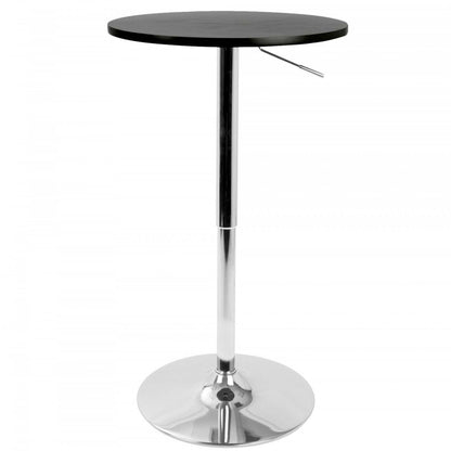 LumiSource Adjustable Contemporary Bar Dining Pub Table - Black|Table de bar, salle à manger ou pub contemporaine réglable - noire