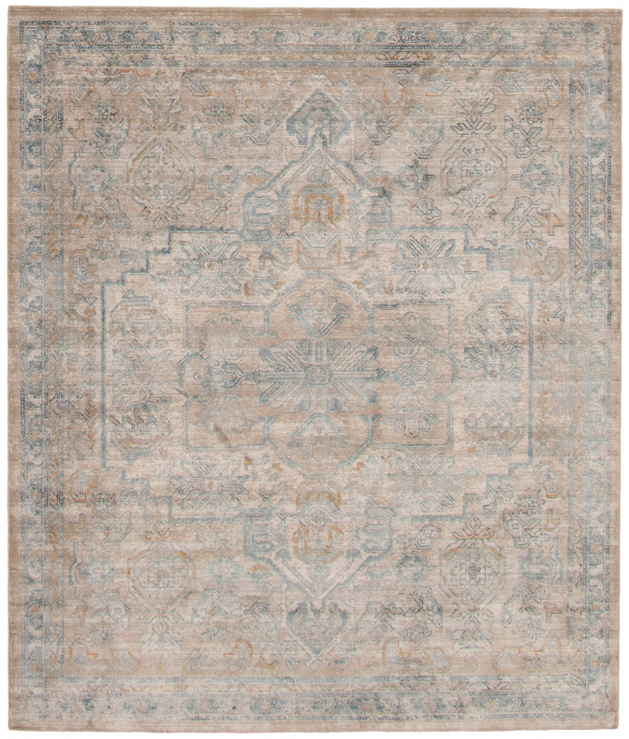 Tapis Baina Heriz Beige-Gris - 6'7 x 9'10|Carpette Baina Heriz beige-gris - 6 pi 7 pox 9 pi 10 po| D2CMT3JP
