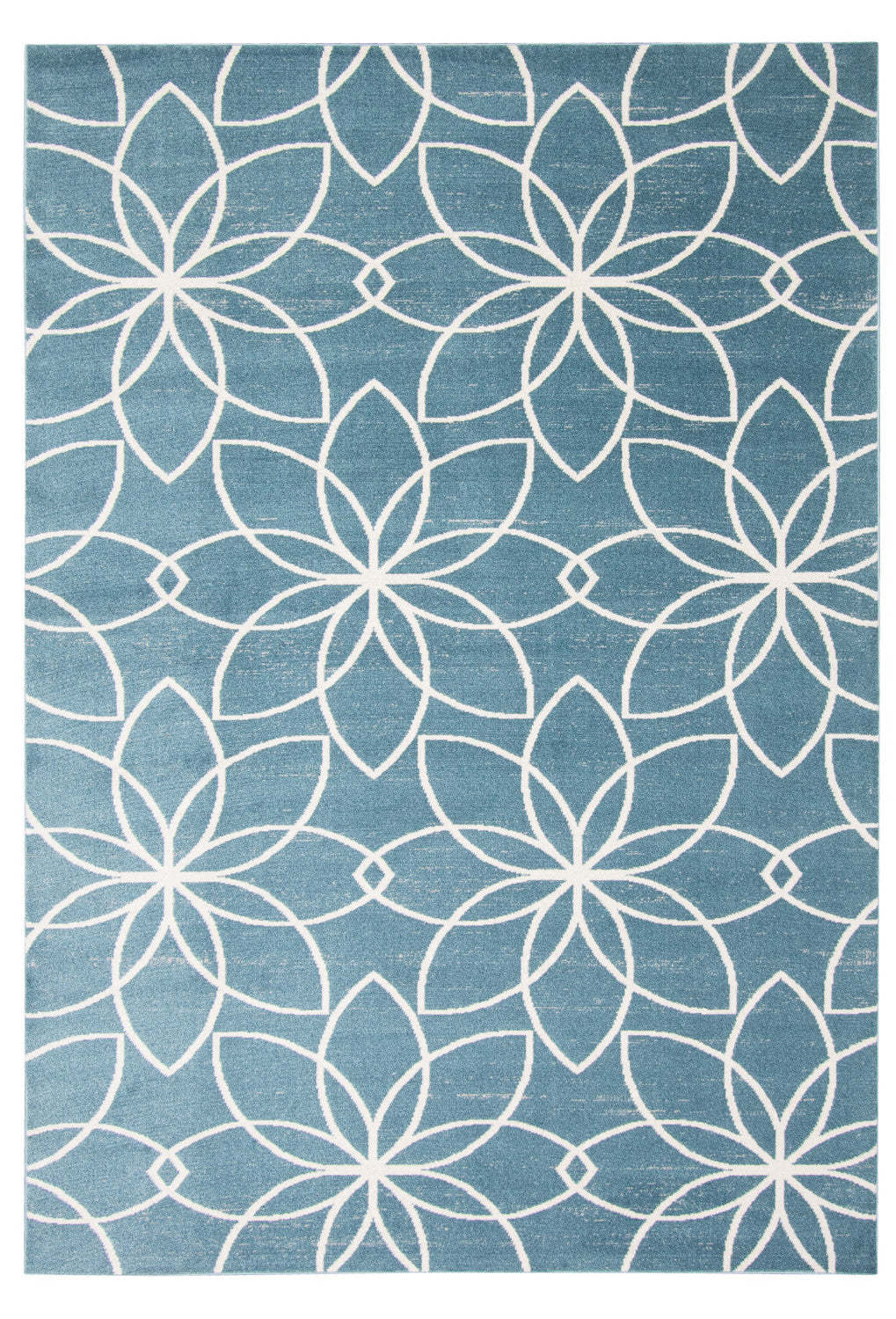 Tapis Terali Turquoise lavable en machine - 3'0 x 5'0|Carpette Terali turquoise lavable à la machine - 3 pi 0 po x 5 pi 0 po|D86FZBNG