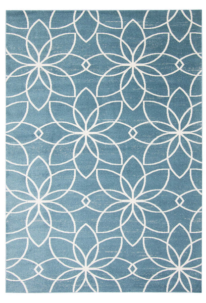 Tapis Terali Turquoise lavable en machine - 3'0 x 5'0|Carpette Terali turquoise lavable à la machine - 3 pi 0 po x 5 pi 0 po|D86FZBNG