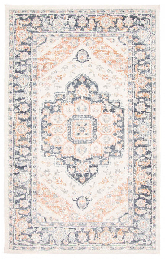 Tapis ivoire Heriza - 8'0 X 10'0 | Carpette Heriza ivoire - 8 pi 0 po x 10 pi 0 po