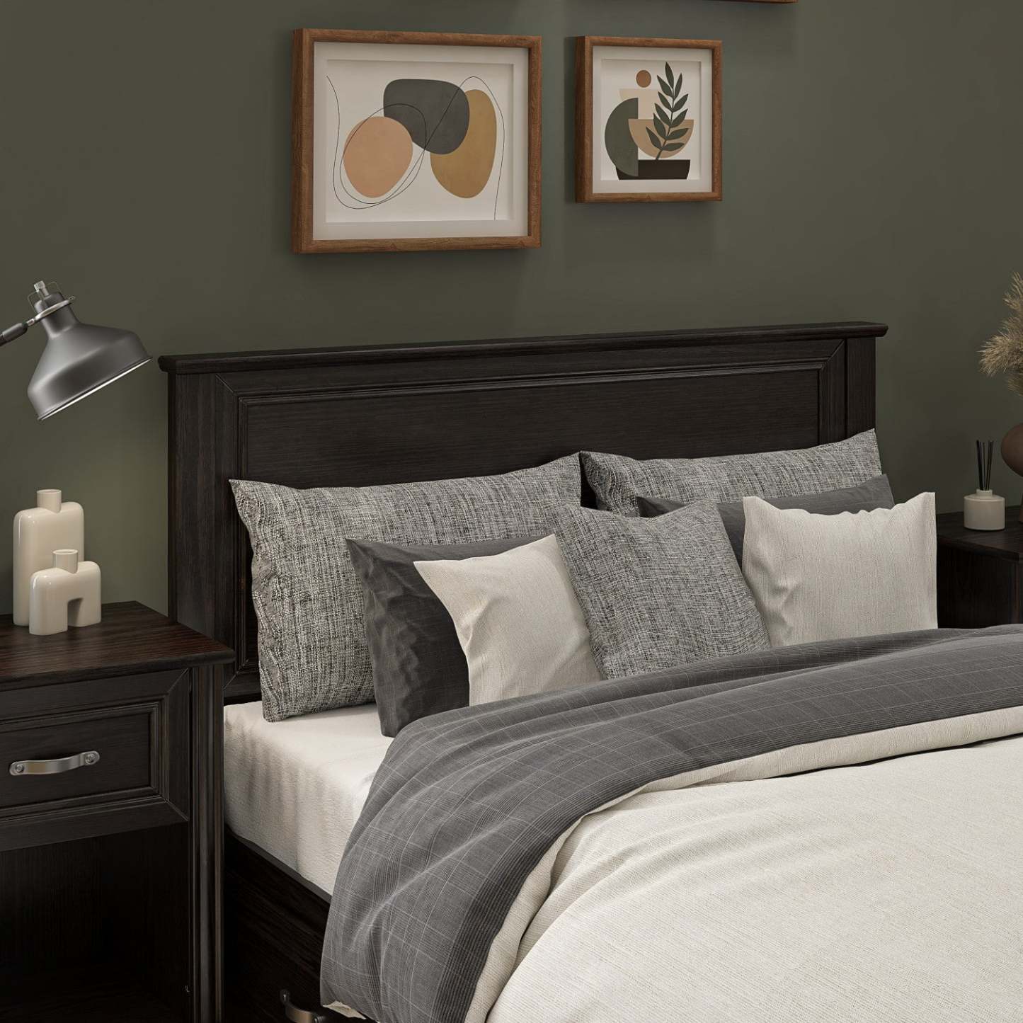 Ameriwood Home Hillview Espresso Headboard - Full Size|Tête de lit Hillview de Ameriwood Home espresso - taille double
