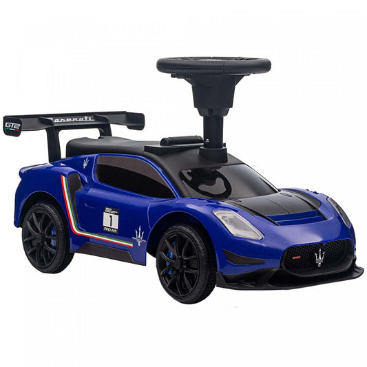 Qaba Maserati Gt2 Voiture Pour Bébé Licenciée, Jouet À Pousser Pour Tout-Petits, Style Voiture Coulissante Pour Enfants W|Qaba Voiture Coulissante Pour Bébé Sous Licence Maserati Gt2 Avec Rangement Sous Le Siège, Musique,