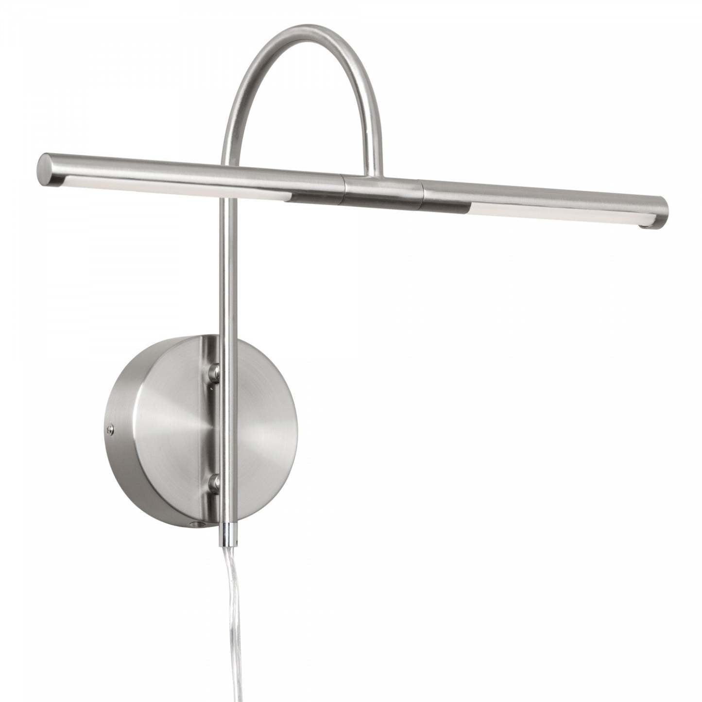 Dainolite Display/Exhibit LED Picture Light 6w Satin Chrome Finish Lamp|Lampe pour affichage d'image de Dainolite avec finition en chrome satiné et ampoule LED de 6 W