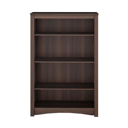 Bibliothèque à quatre tablettes - Espresso|Bibliothèque à quatre tablettes - espresso