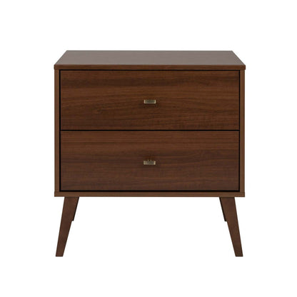 Milo 2-Drawer Nightstand - Cerisier|Table de nuit Milo à 2 tiroirs - cerisier