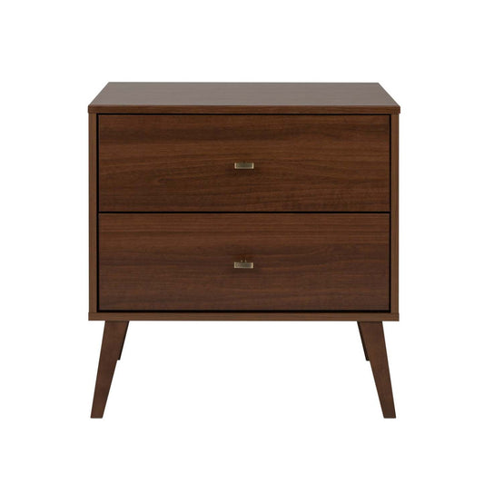 Milo 2-Drawer Nightstand - Cerisier|Table de nuit Milo à 2 tiroirs - cerisier