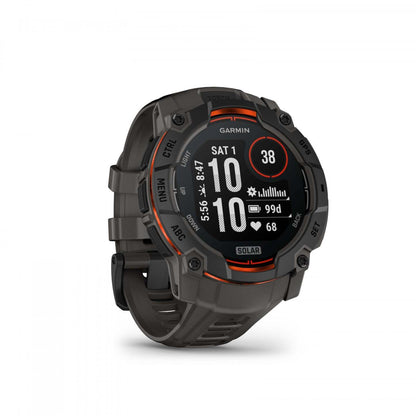 Garmin Instinct 3 Montre Connectée GPS 50 Mm - Spécifications Militaires Robustes 810, Solaire, Boussole, Altimètre Barométrique
