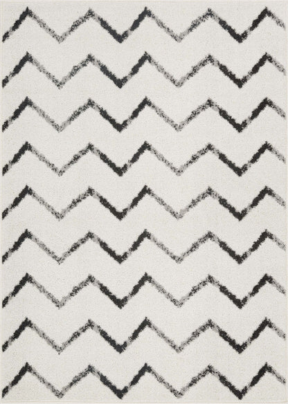 Lav Chevron Grey 3x5 Area Rug|Carpette Lav grise à motifs de chevrons 3 x 5|D80GLCN2