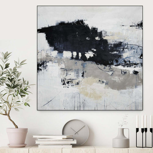 Big Bonanza Canvas Framed Black 20x20 Wall Art|Œuvre d'art murale sur toile encadrée noire « Big Bonanza » 20 x 20