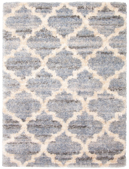 Tapis Dimity gris/bleu clair - 2,39 m x 3,10 m | D86FVDE7
