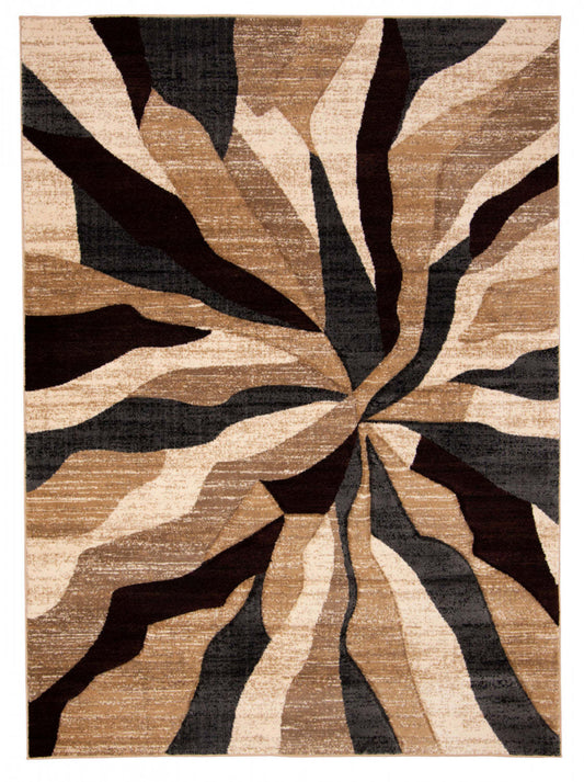 Mayoree Brown, Beige & Black Area Rug - 3'11 X 5'7 | Carpette Mayoree brun, beige et noir - 3 pi 11 po x 5 pi 7 po