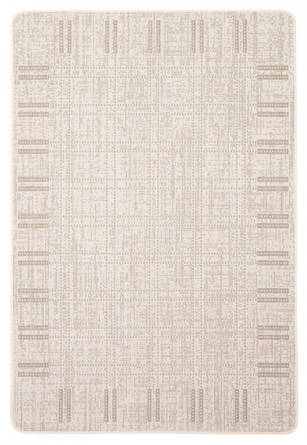 Tapis Joni Ivoire - 4'4 X 6'5 |Carpette Joni ivoire - 4 pi 4 po x 6 pi 5 po