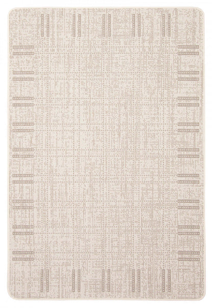 Tapis Joni Ivoire - 4'4 X 6'5 |Carpette Joni ivoire - 4 pi 4 po x 6 pi 5 po