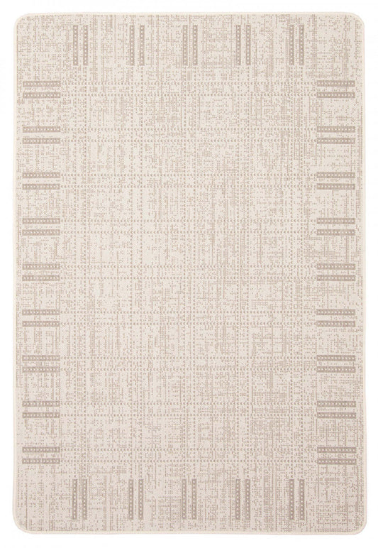 Tapis Joni Ivoire - 4'4 X 6'5 |Carpette Joni ivoire - 4 pi 4 po x 6 pi 5 po