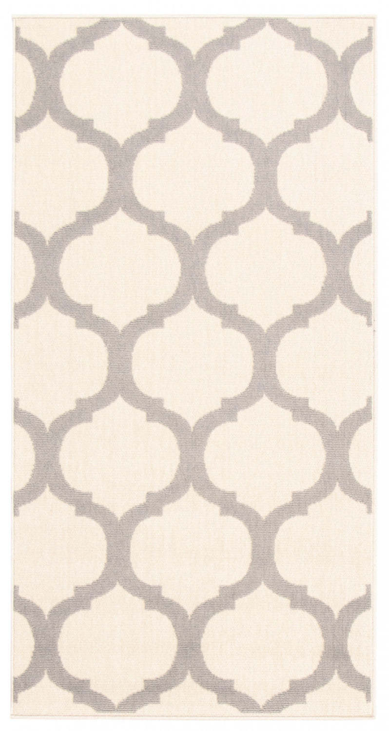 Tapis Sophie gris clair - 81 x 150 cm | D86FI3UM