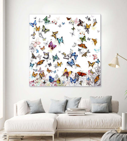 Papillon Giant Art 54x54 Wall Art|Œuvre d’art murale Giant Art « Papillon » 54 x 54