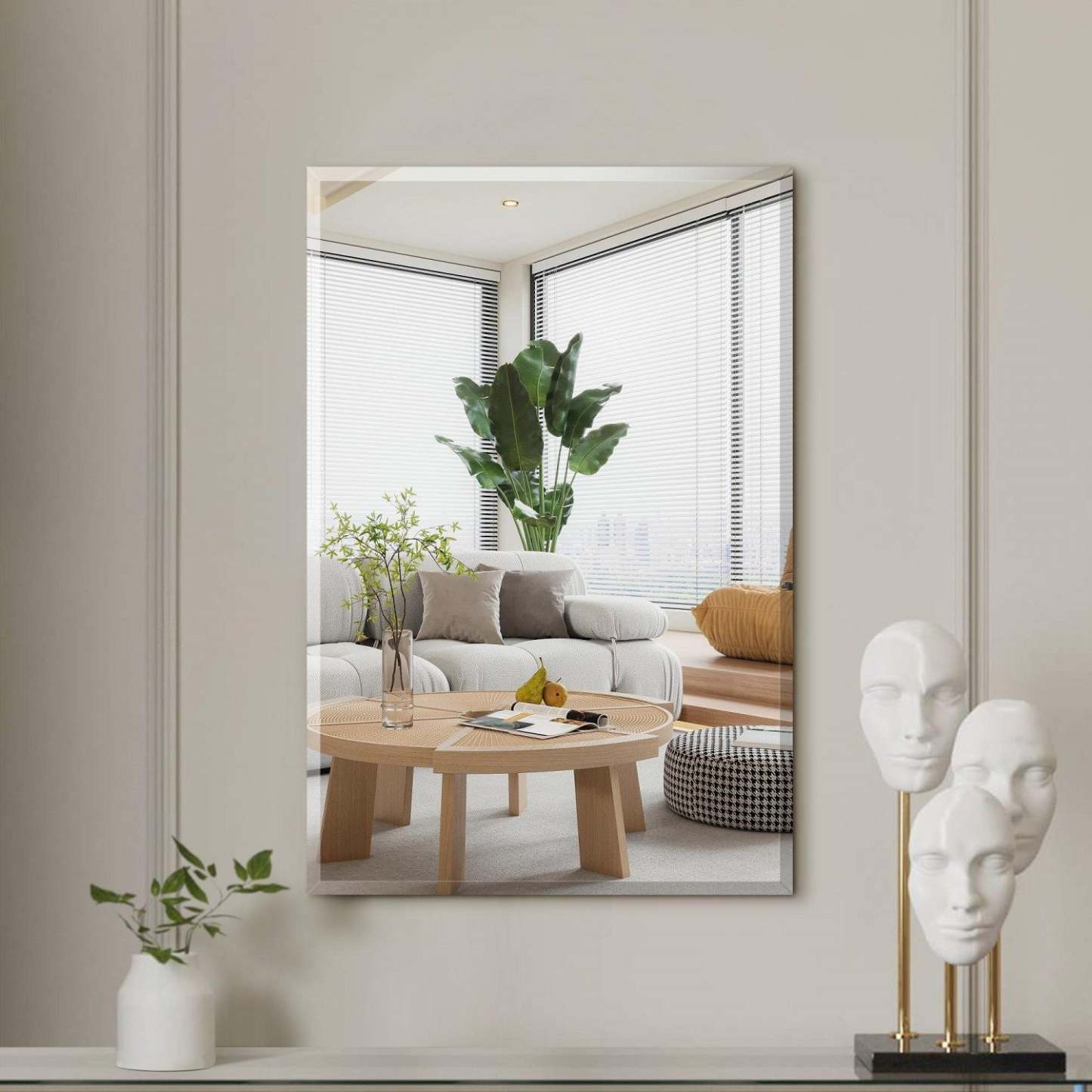 Arcus 20 X 30 Rectangular Frameless Beveled Mirror|Miroir rectangulaire Arcus 20 po x 30 po sans cadre avec bordure biseautée
