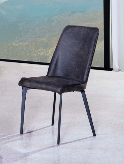 Chaise De Salle A Manger Sumatra En Tissu Gris (ensemble De 2) | Chaise de salle à manger Sumatra, gris (lot de 2)