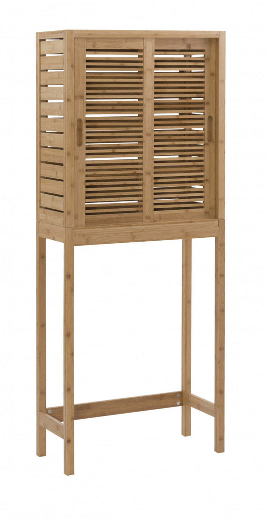 Bracken Bamboo Space-Saver Accent Cabinet - Naturel|Armoire décorative à économie d'espace Bracken en bambou - naturel