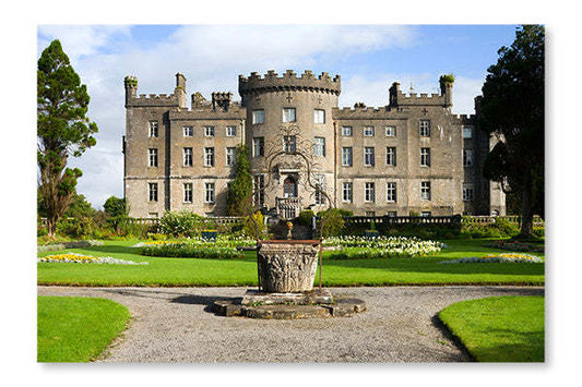 Cadre mural et panneau en tissu « Château irlandais » 16 x 24 po | Irish Castle 16 po x 24 po : Cadre d'art mural et panneau de tissu | D44GT2G6