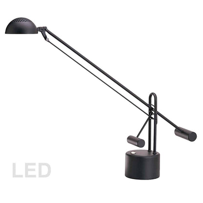 Dainolite LED Desk Lamp 8w Black Finish|Lampe de bureau de Dainolite avec fini noir et ampoule à DEL de 18 W