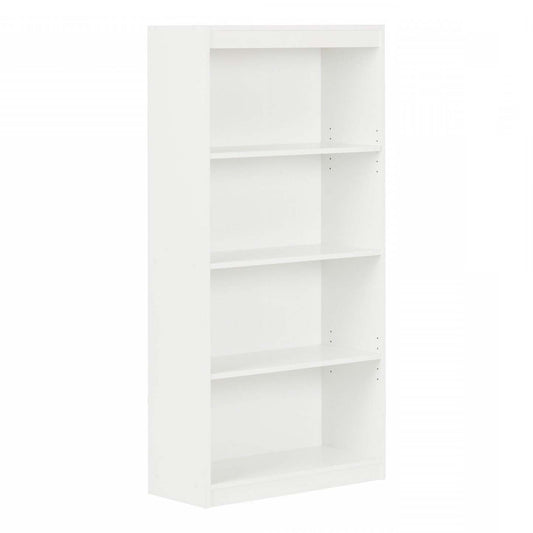 Bibliothèque 4 étagères Axess - Blanc pur|Bibliothèque Axess à 4 tablettes - blanc pur