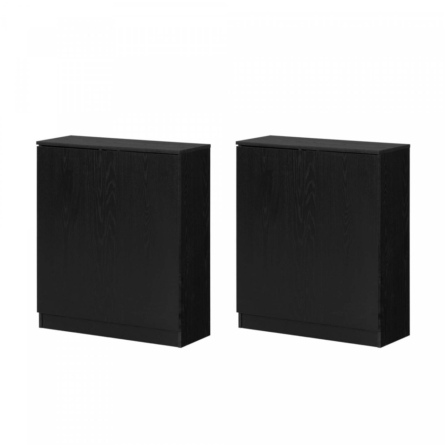 Ensemble de 2 buffets Arum à 2 portes en chêne noir - Buffet South Shore