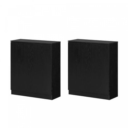 Ensemble de 2 buffets Arum à 2 portes en chêne noir - Buffet South Shore