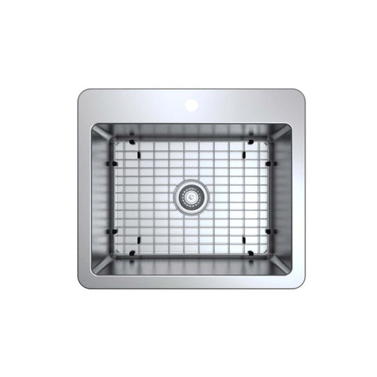 Ancona Valencia Series 25 Compact Dual Mount Kitchen Sink - AN-3340|Évier de cuisine compact sous plan ou en surface Ancona de série Valencia de 25 po - AN-3340|D77GI08B