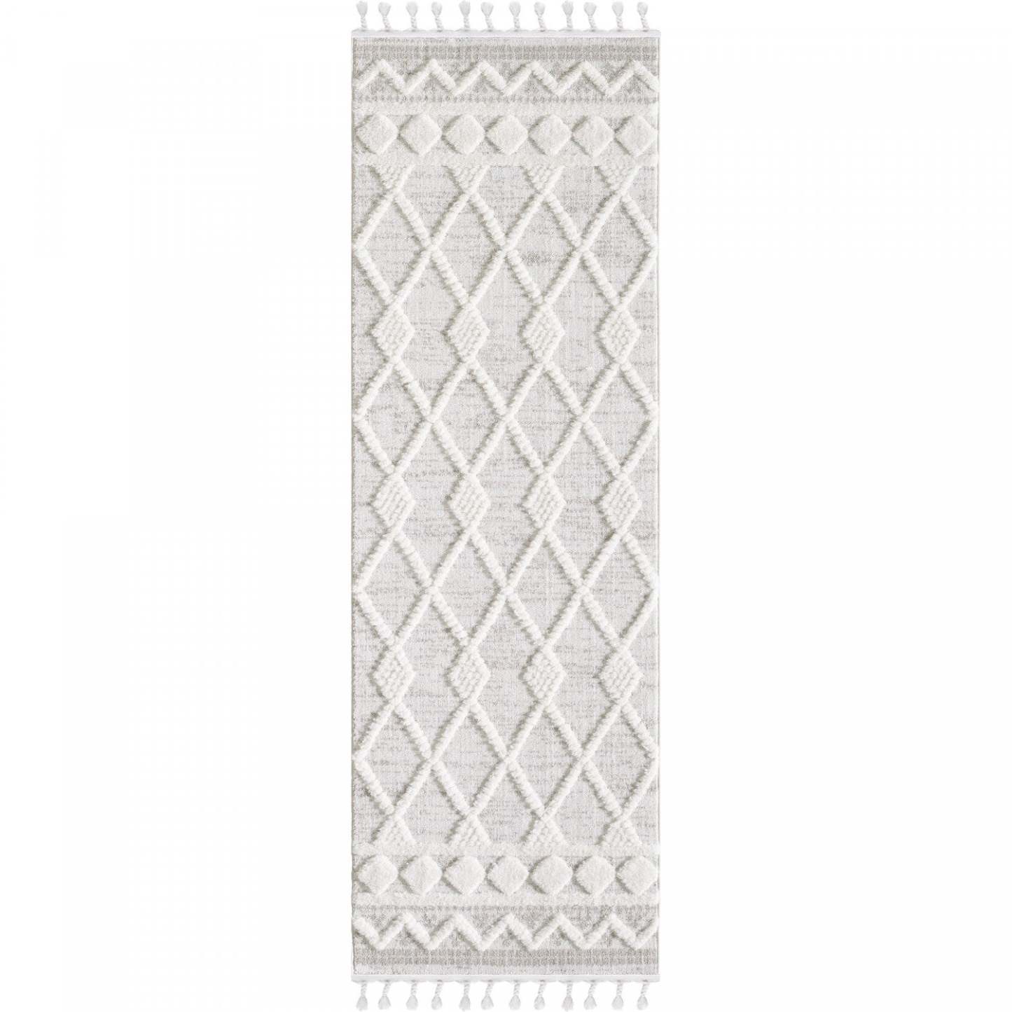 Quinto Rhombus Shag Area Rug - 2'7 x 8'|Carpette à poil long Quinto Rhombus - 2 pi 7 po x 8 pi