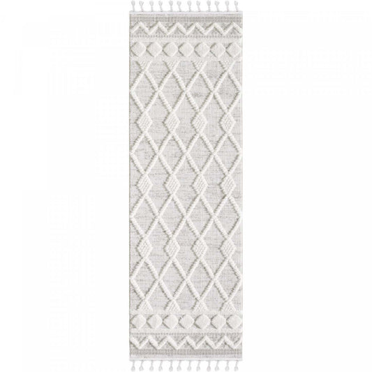 Quinto Rhombus Shag Area Rug - 2'7 x 8'|Carpette à poil long Quinto Rhombus - 2 pi 7 po x 8 pi