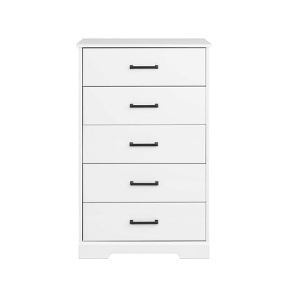 Prepac Rustic Ridge 27.5 5-Drawer Chest - White|Commode verticale Rustic Ridge de Prepac de 27,5 po à 5 tiroirs - blanche