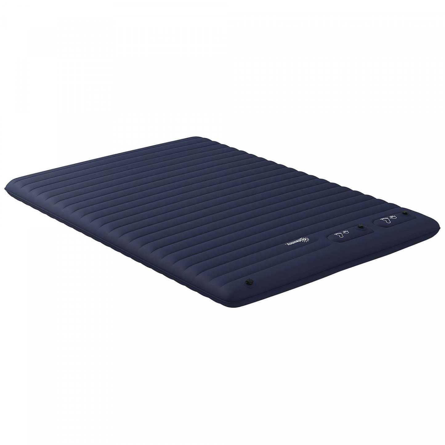 Matelas pneumatique de camping Outsunny, lit double avec pompe à pied et sac de transport
