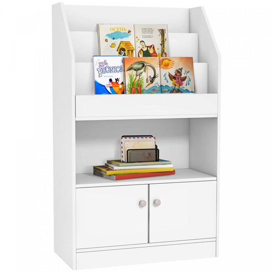 Qaba Rangement Pour Jouets, Bibliothèque Pour Enfants Pour Chambre À Coucher, Salle De Jeux, Crèche,