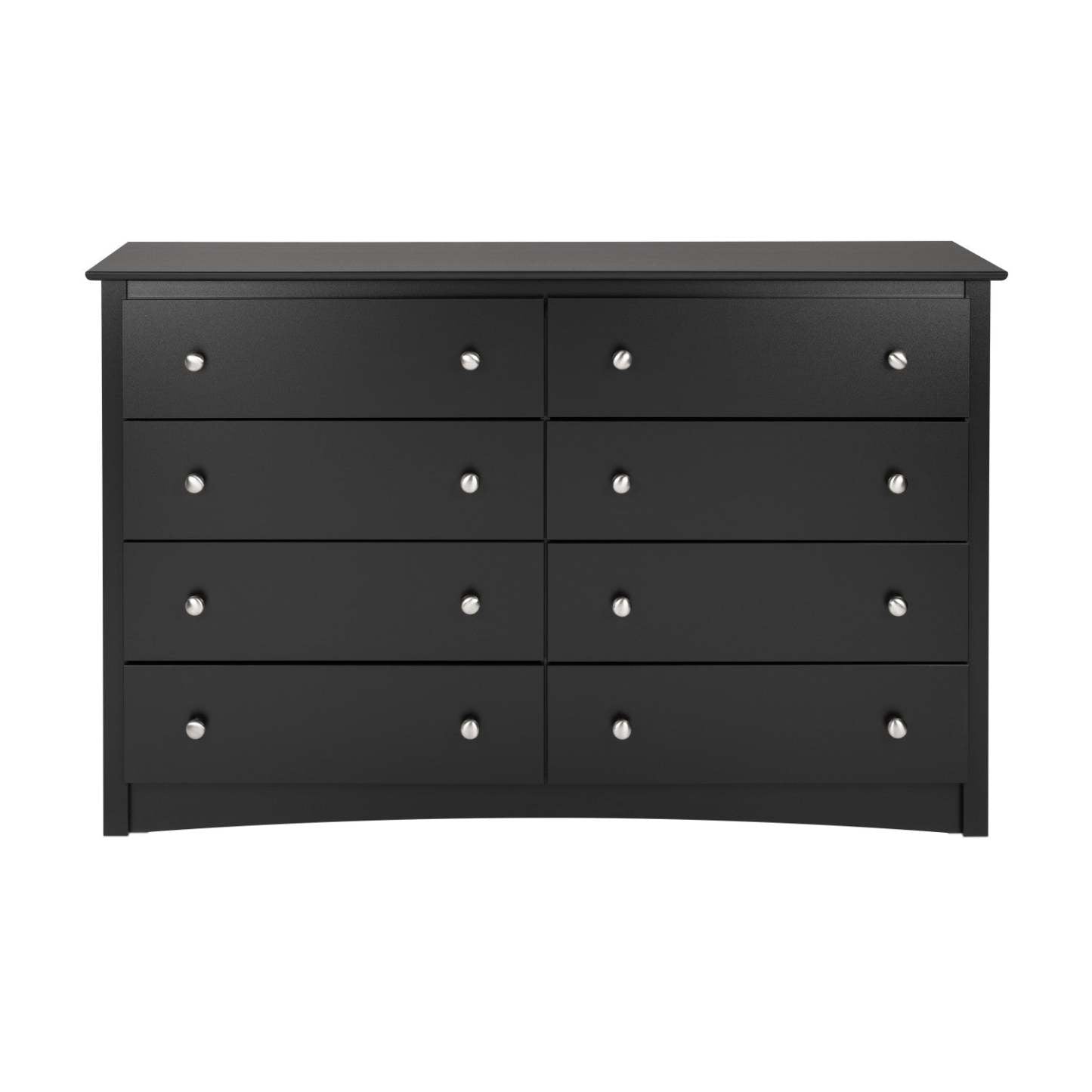 Commode Jade 8 tiroirs - Noir|Commode Jade à 8 tiroirs - noire