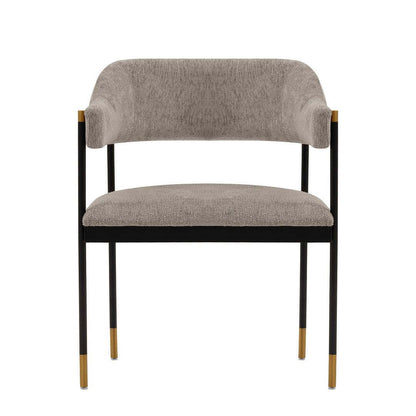 Manhattan Comfort Modern Lia Chenille Dining Chair - Stone|Chaise de salle à manger moderne Lia de Manhattan Comfort en chenille - pierre