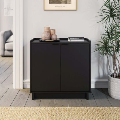Prepac Simply Modern 2-Door Console Buffet - Noir|Console Simply Modern de Prepac à 2 portes - noire